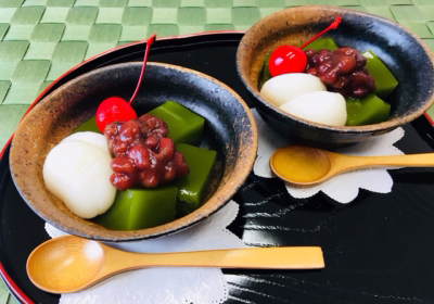 抹茶あんみつ